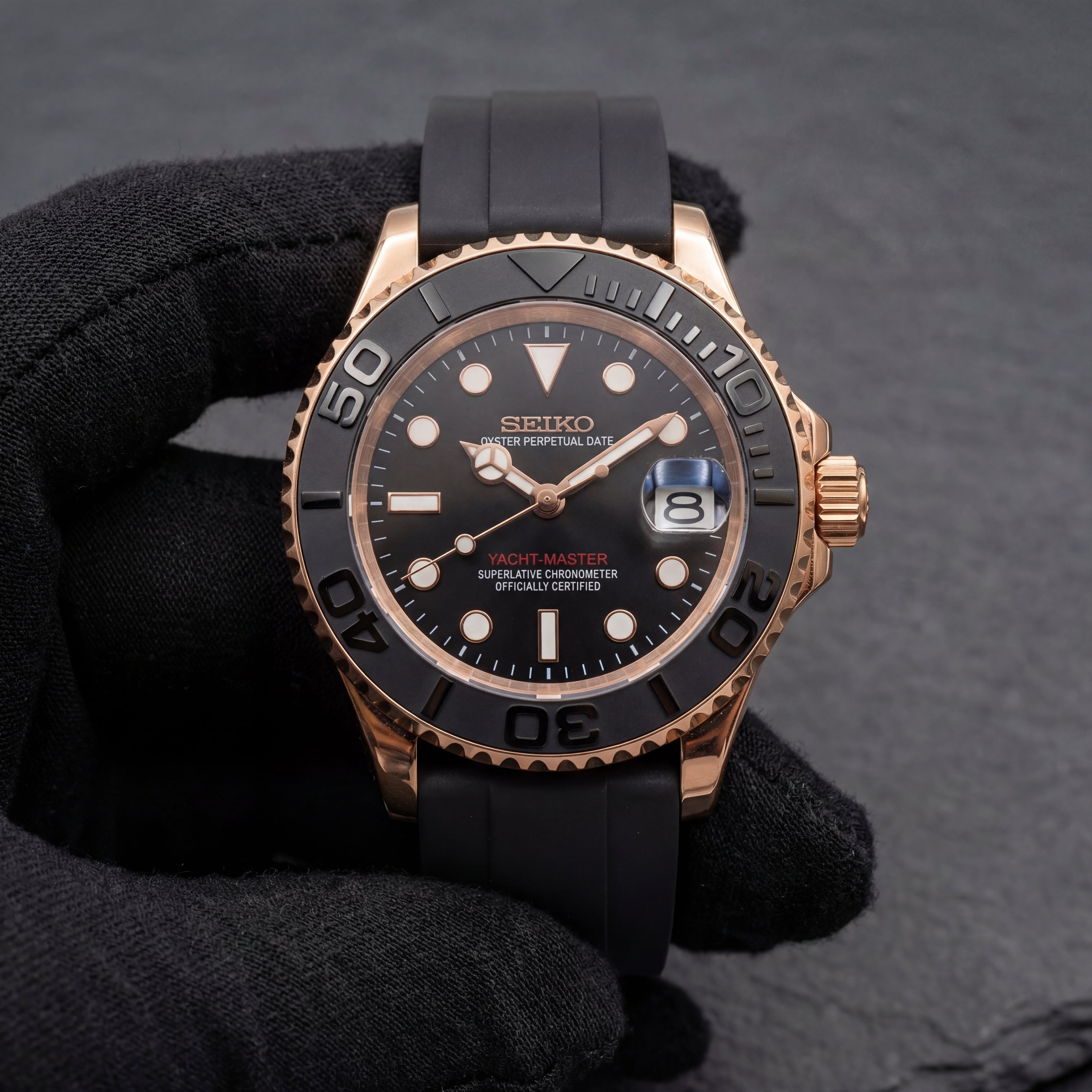 Seikomariner | Rose Gold - Black