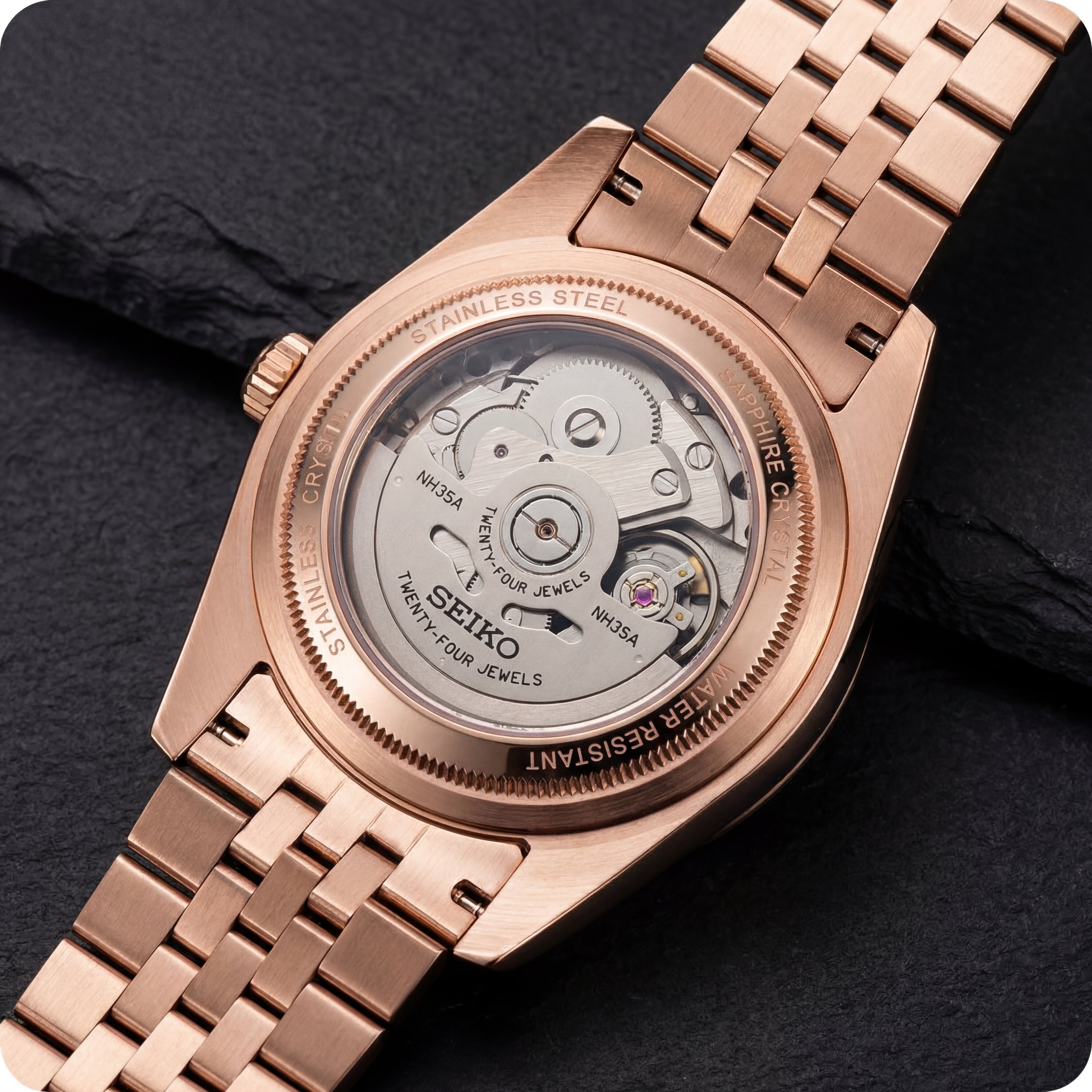 Seikojust | Chocolate Crystals | Rose Gold